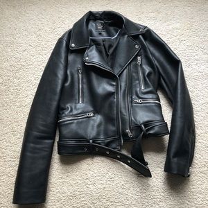 Zara Faux leather jacket